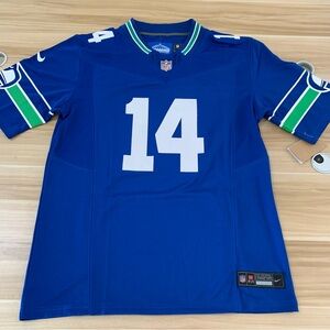 ❤️‍🔥Dk Metcalf Royal Throwback #14 Jersey